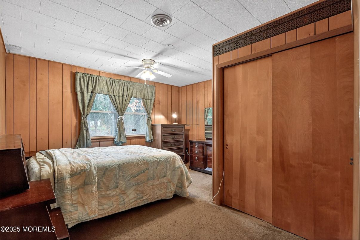 Bedroom, Interior, Wooden Walls