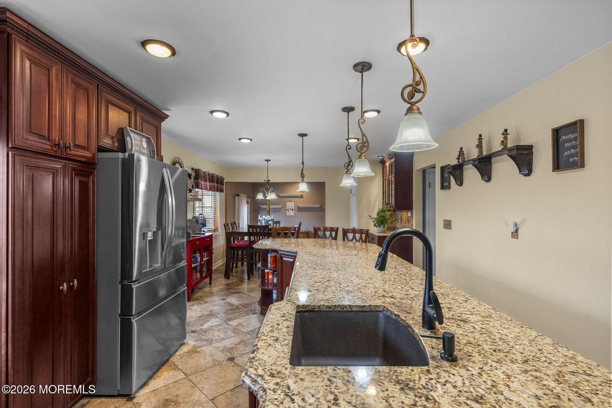 Dining room, Interior, Kitchen, Pendant Lights, Recessed Lighting