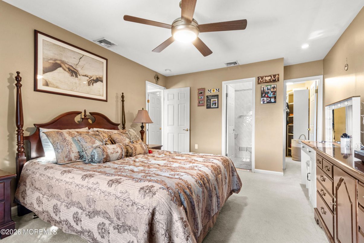 Bedroom, Interior, Recessed Lighting