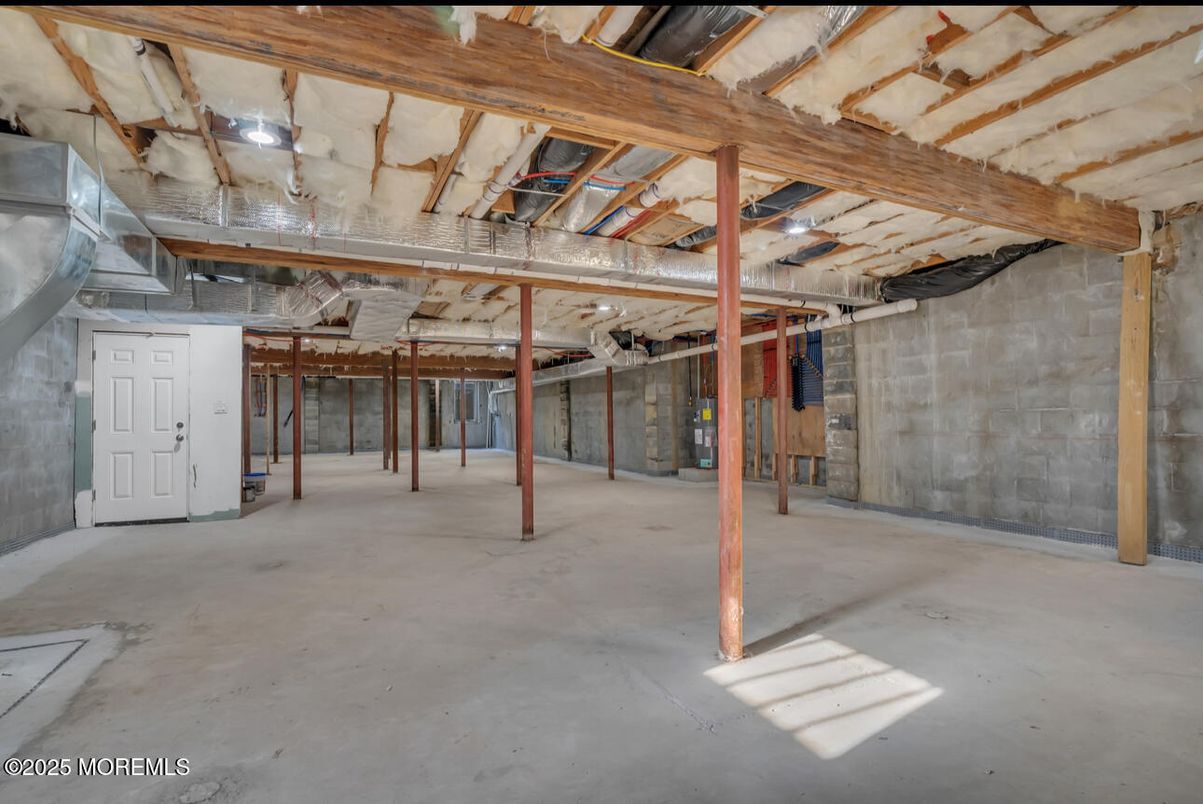 Interior, Stone Walls, Wooden Beams