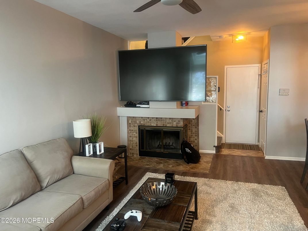 Fireplace, Interior, Living room, Wood Texture Flooring