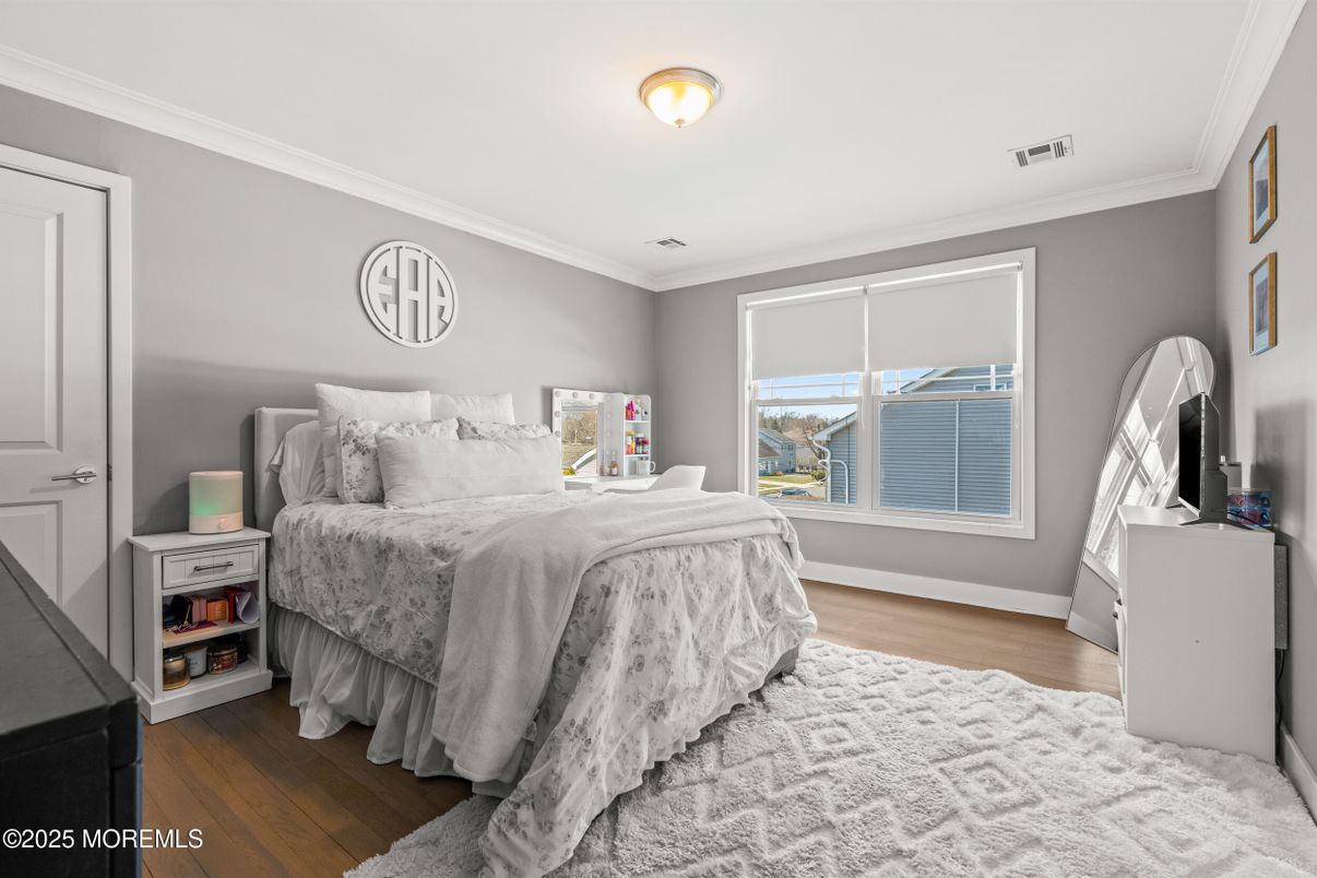 Bedroom, Interior, Wood Texture Flooring