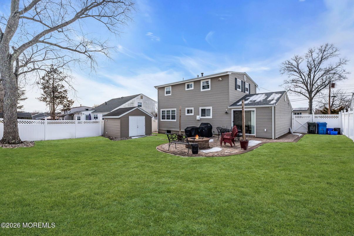 Backyard, Detached Garage, Exterior