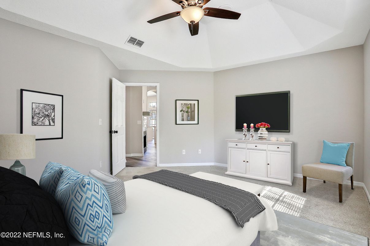 Bedroom, Interior, Wood Texture Flooring