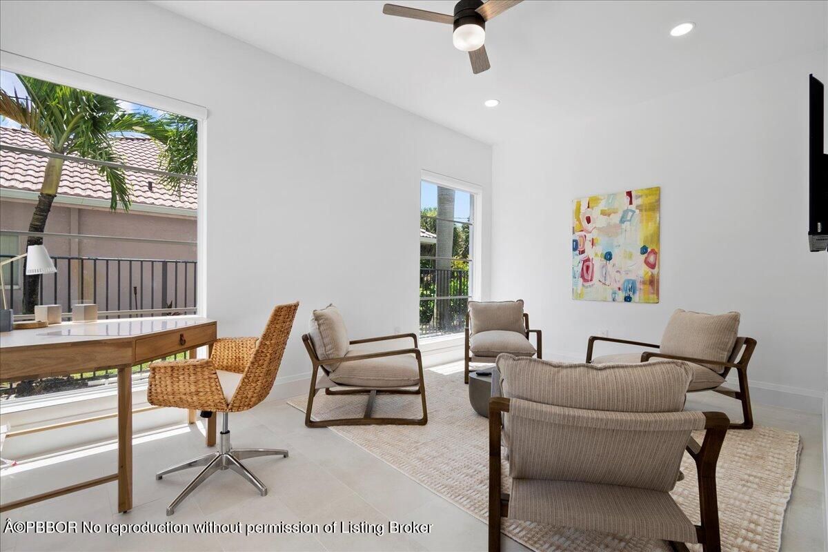 Home Office, Interior, Recessed Lighting