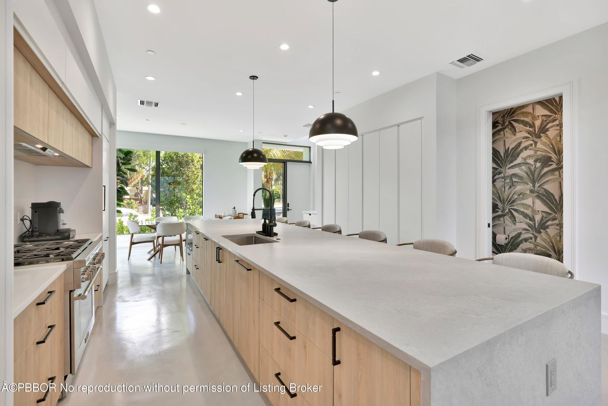 Dining room, Interior, Kitchen, Pendant Lights, Recessed Lighting