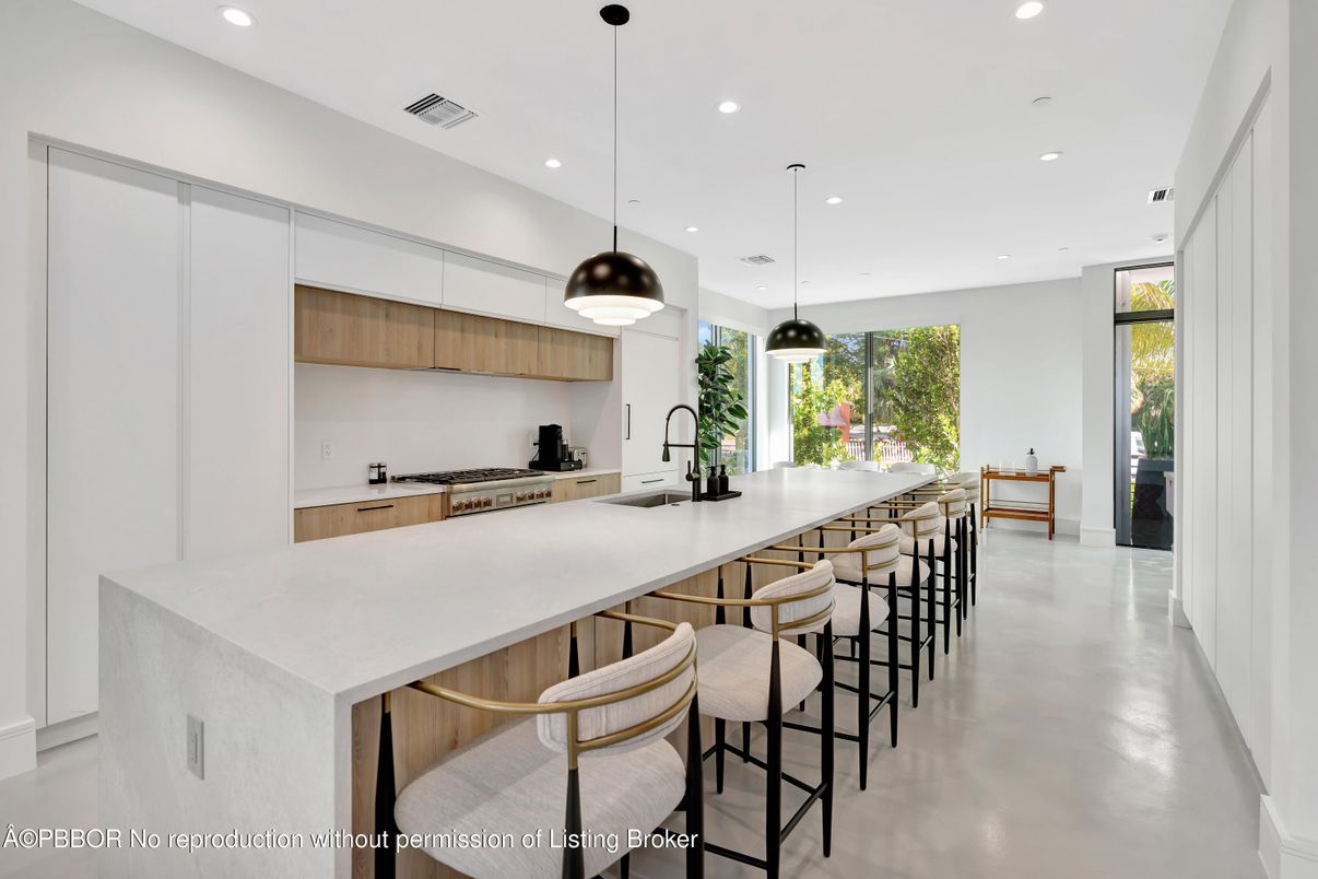 Interior, Kitchen, Pendant Lights, Recessed Lighting