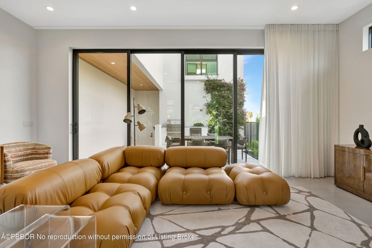 Interior, Living room, Recessed Lighting