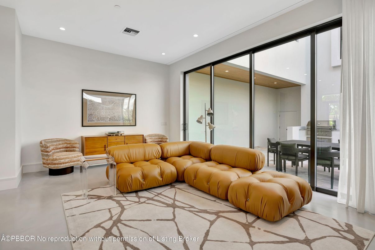 Interior, Living room, Recessed Lighting