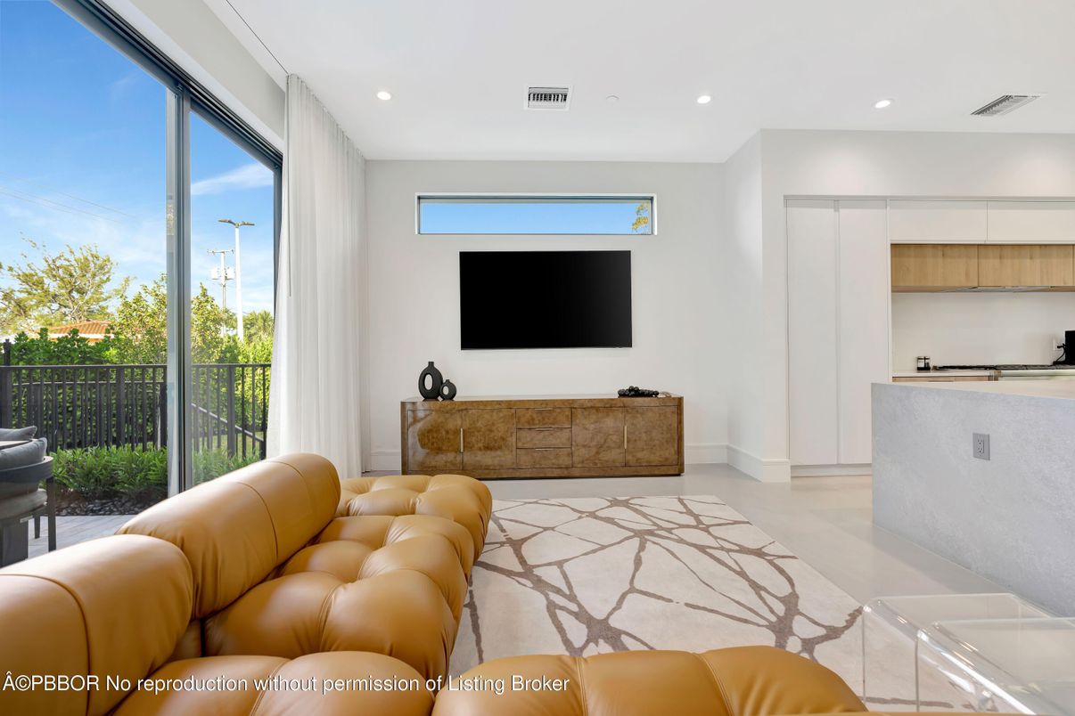 Interior, Living room, Recessed Lighting