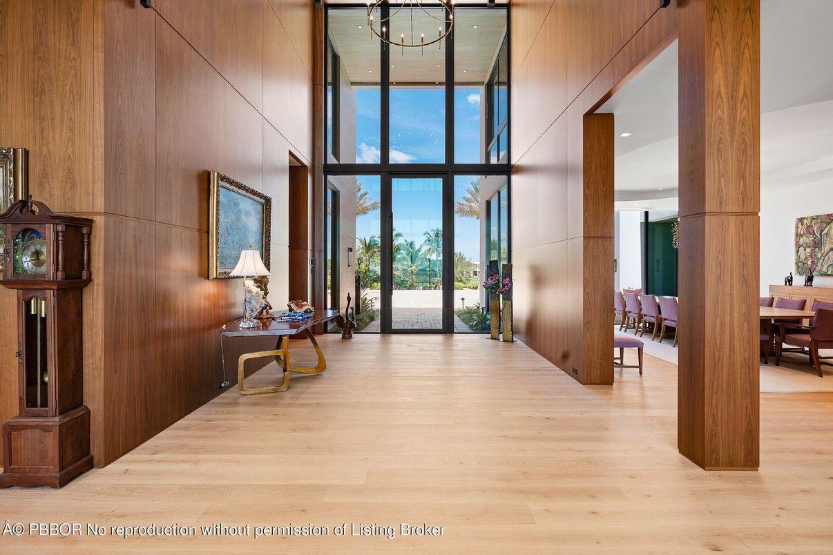 Dining room, Interior, Wood Texture Flooring, Wooden Walls