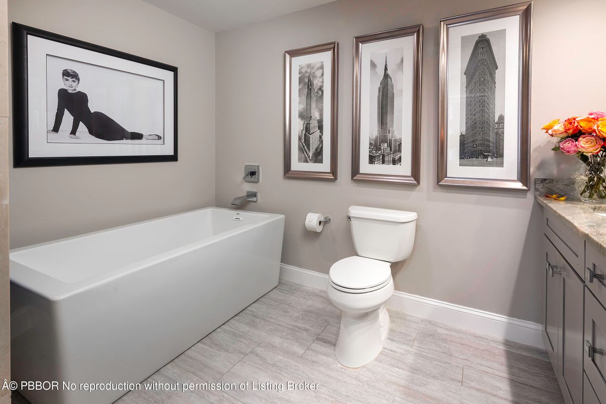 Bathroom, Interior, Wood Texture Flooring