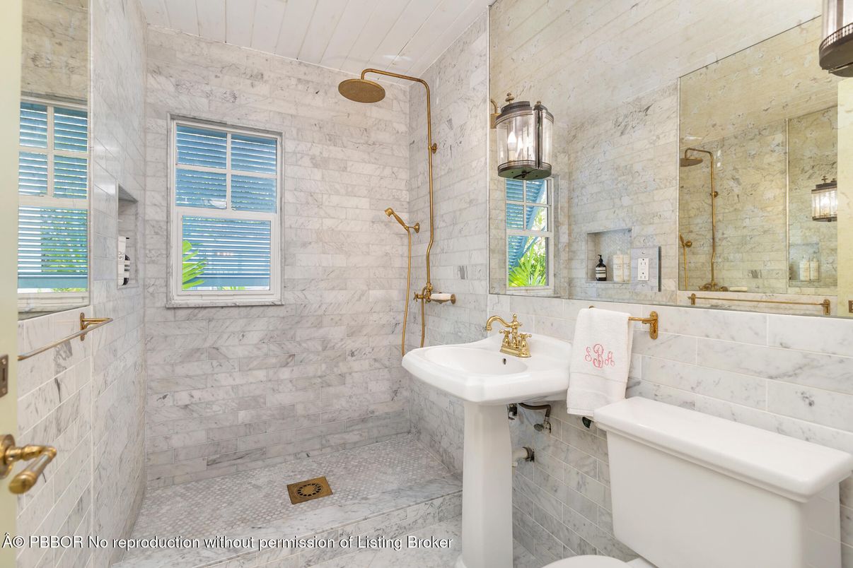 Bathroom, Interior, Marble Walls