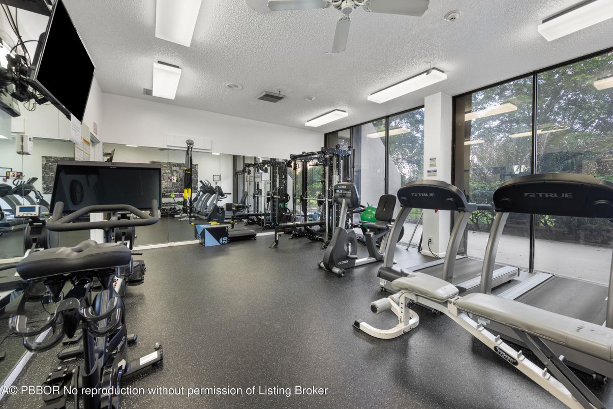 Fitness Equipment, Gym, Interior