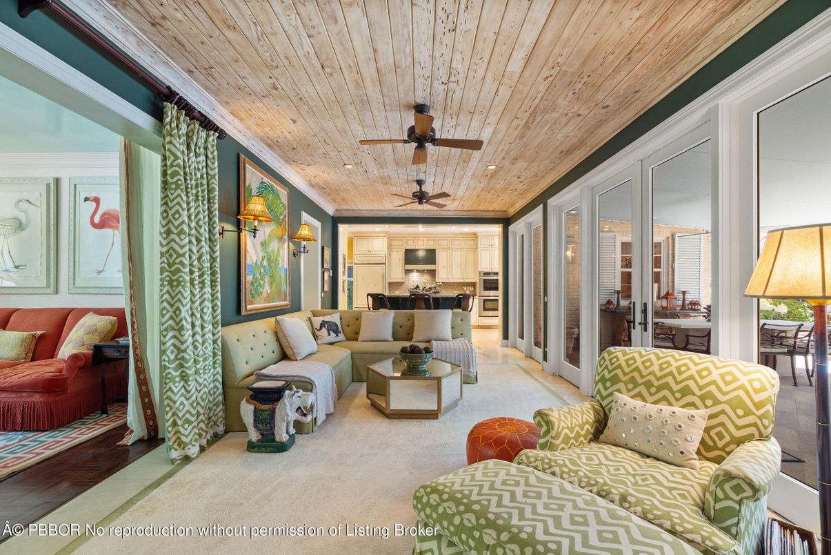 Interior, Kitchen, Living room, Wooden Ceilings