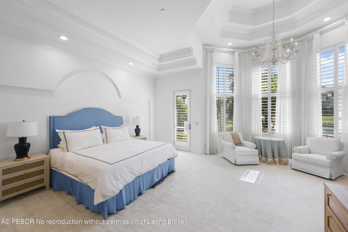 Bedroom, Chandelier, Interior, Recessed Lighting