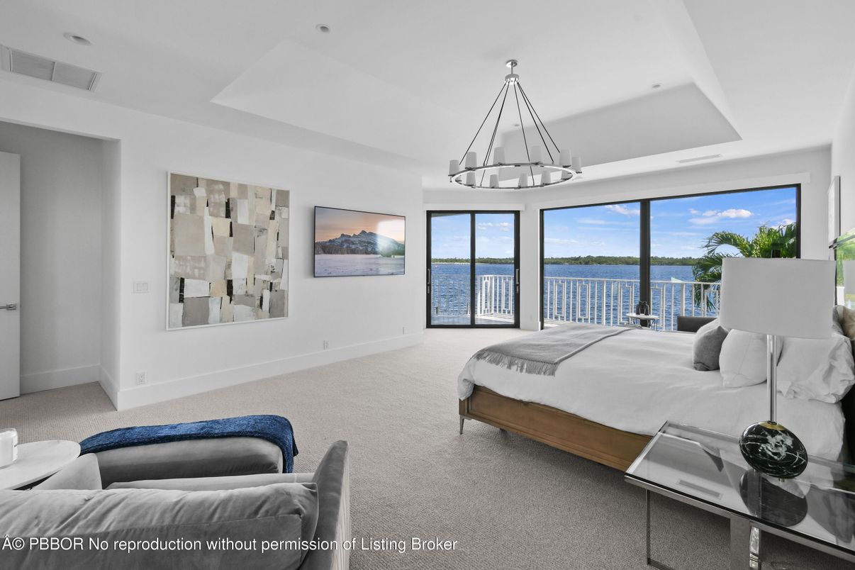 Bedroom, Chandelier, Interior, Water