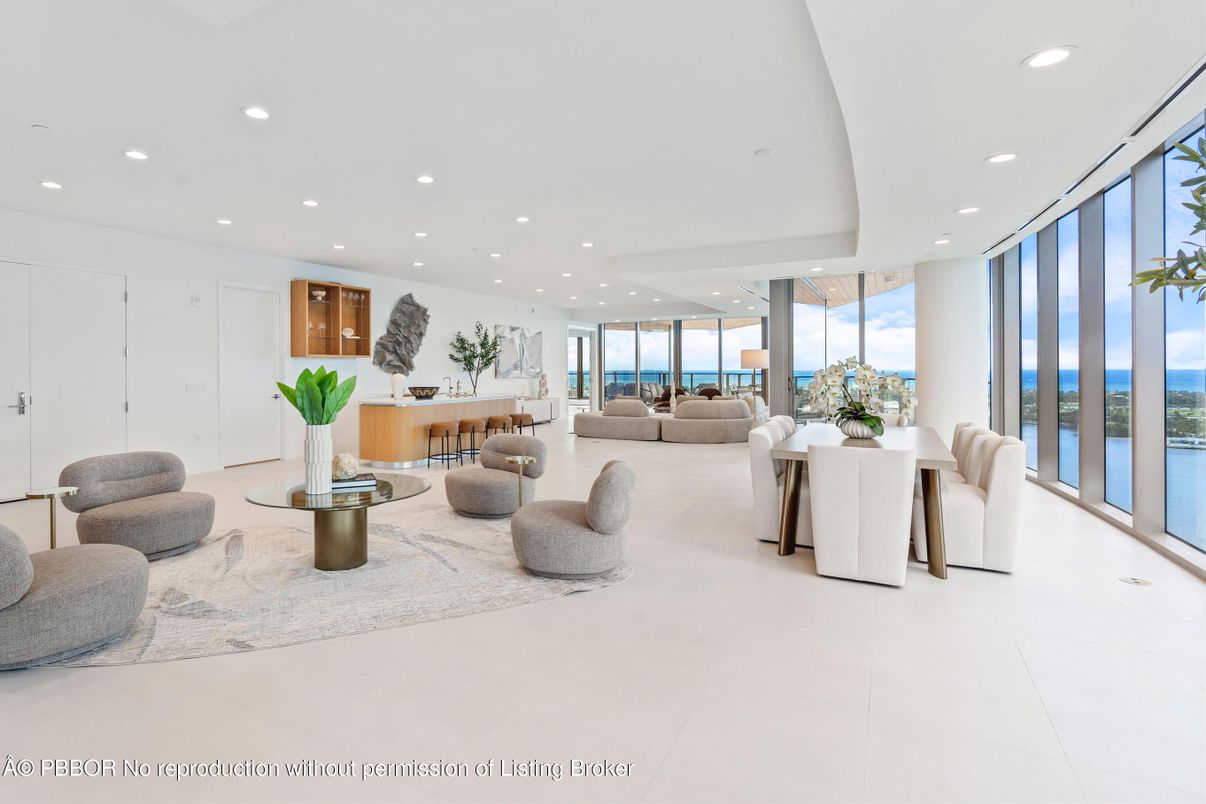 Dining room, Interior, Living room, Recessed Lighting, Water