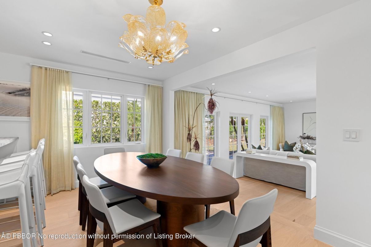 Chandelier, Dining room, Interior, Living room, Recessed Lighting, Wood Texture Flooring