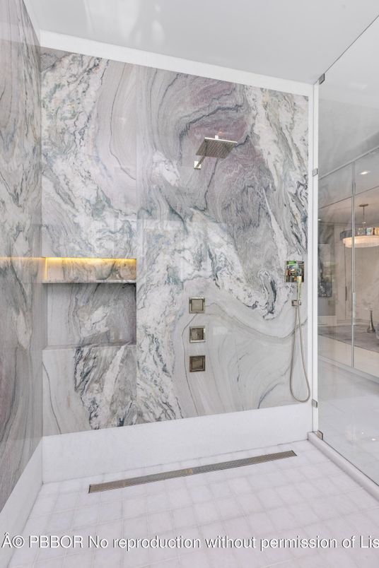 Bathroom, Interior, Marble Walls