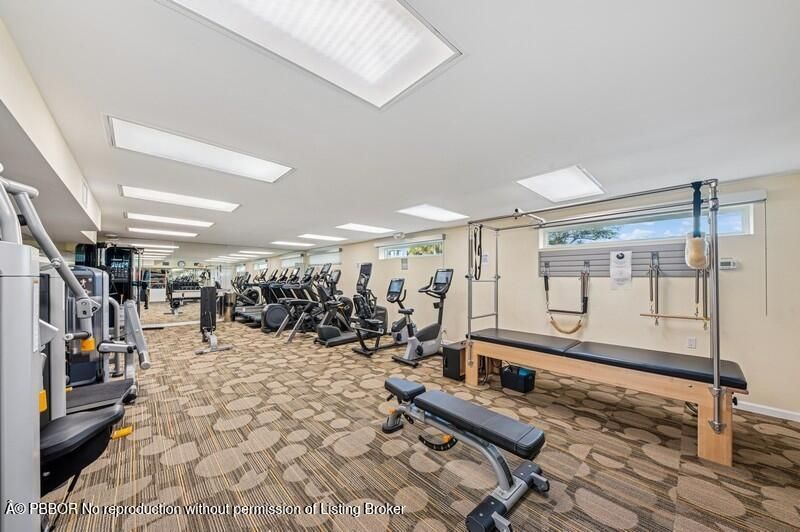 Fitness Equipment, Gym, Interior, Recessed Lighting