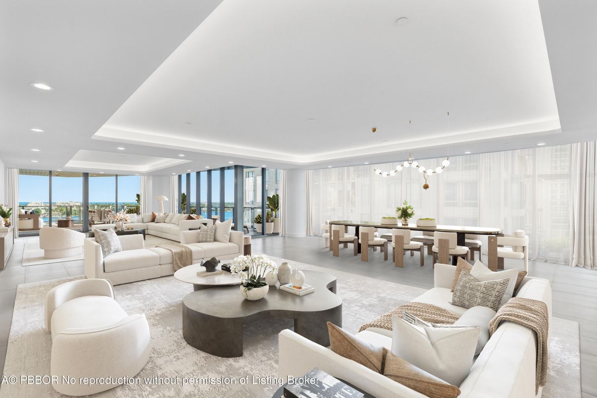 Dining room, Interior, Living room, Pendant Lights, Recessed Lighting