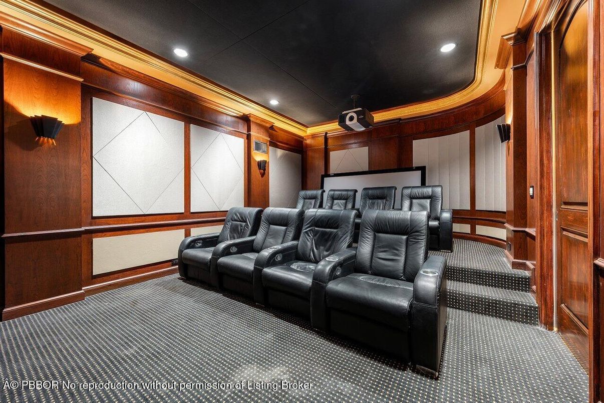 Home Theatre Room, Interior, Projection Screen, Recessed Lighting, Theatre Room