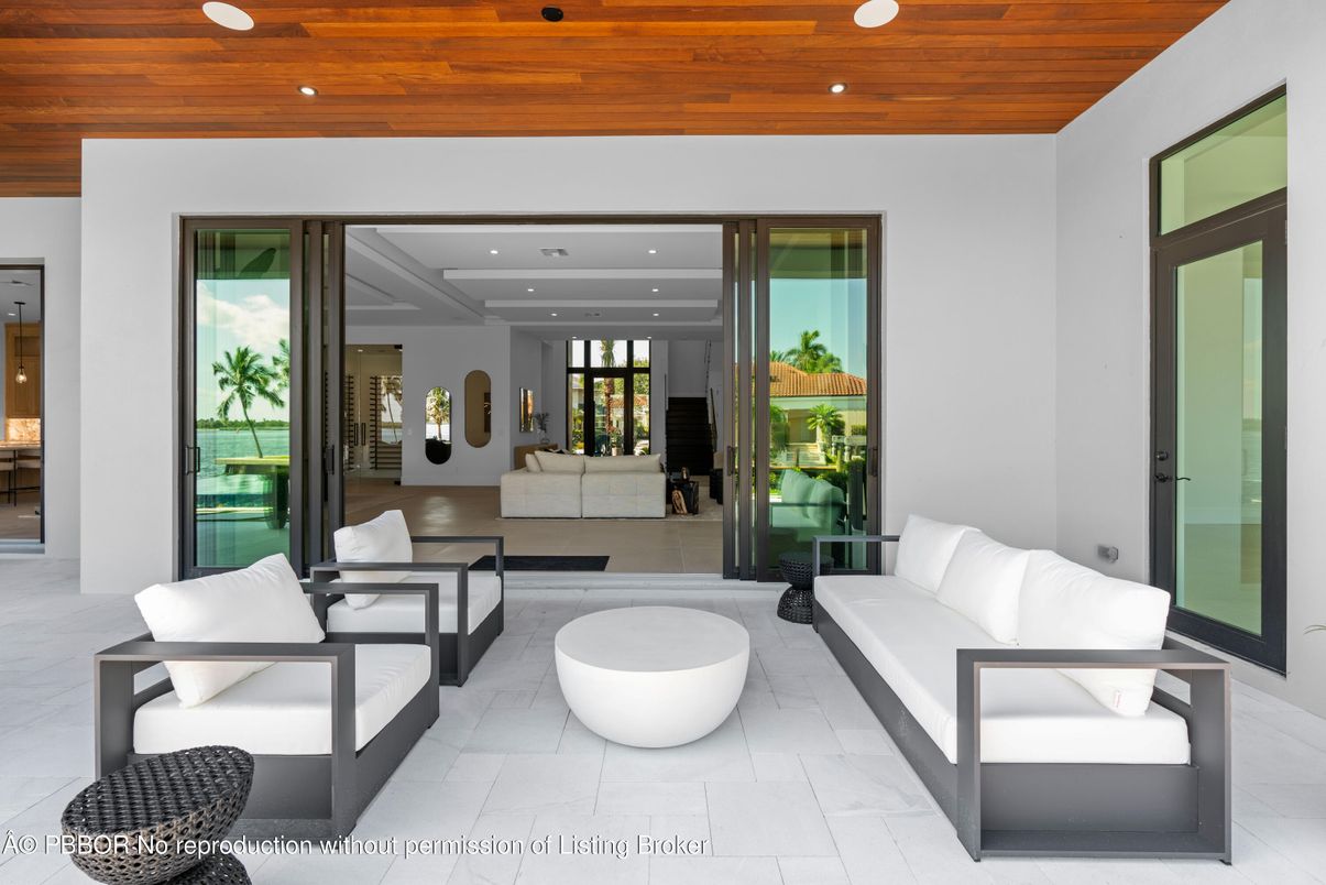 Interior, Living room, Recessed Lighting, Wooden Ceilings