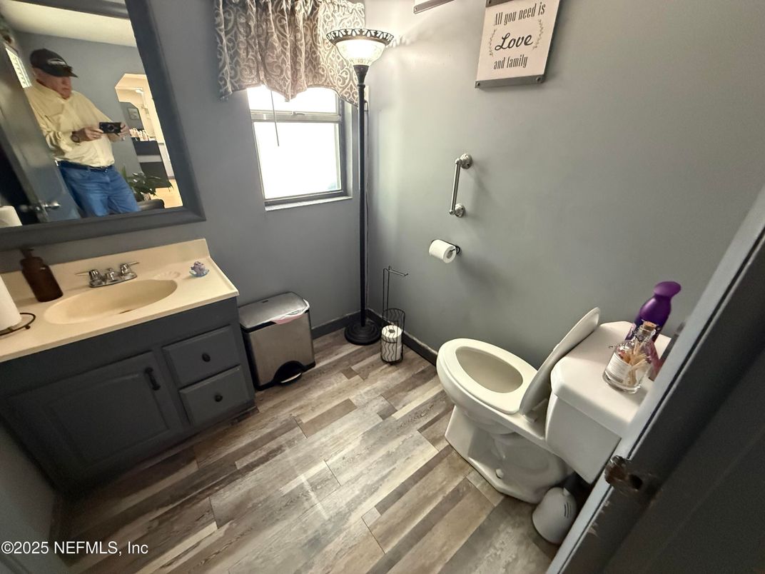Bathroom, Interior, Wood Texture Flooring