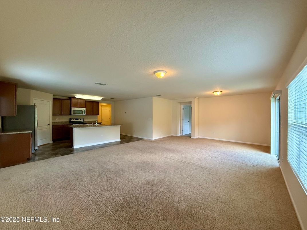 Empty room, Interior, Kitchen, Stainless Steel Appliances