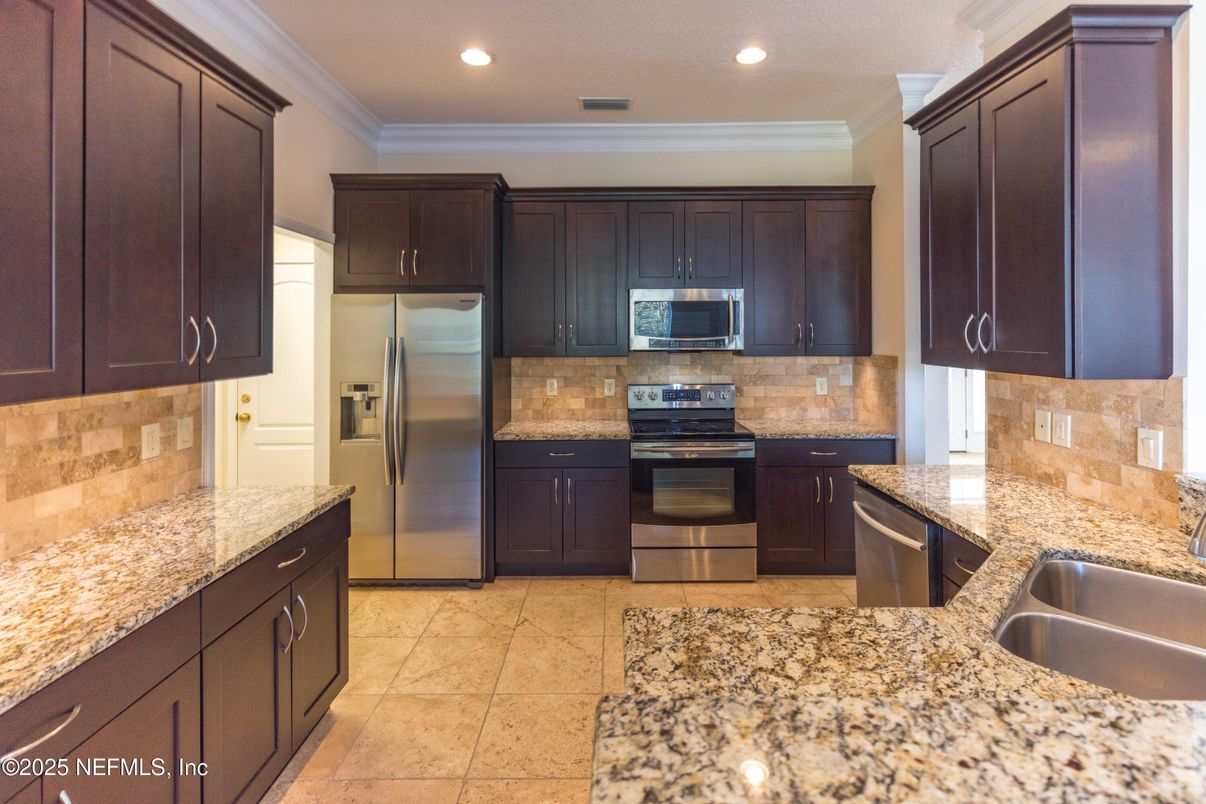 Interior, Kitchen, Recessed Lighting, Stainless Steel Appliances