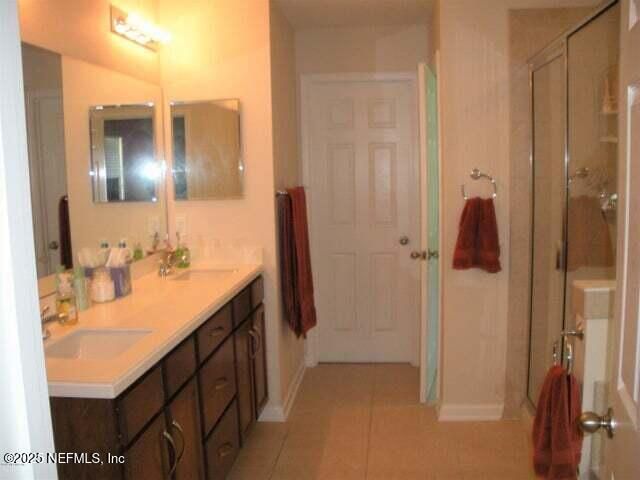 Bathroom, Dual Sink Vanities, Glass Shower, Interior