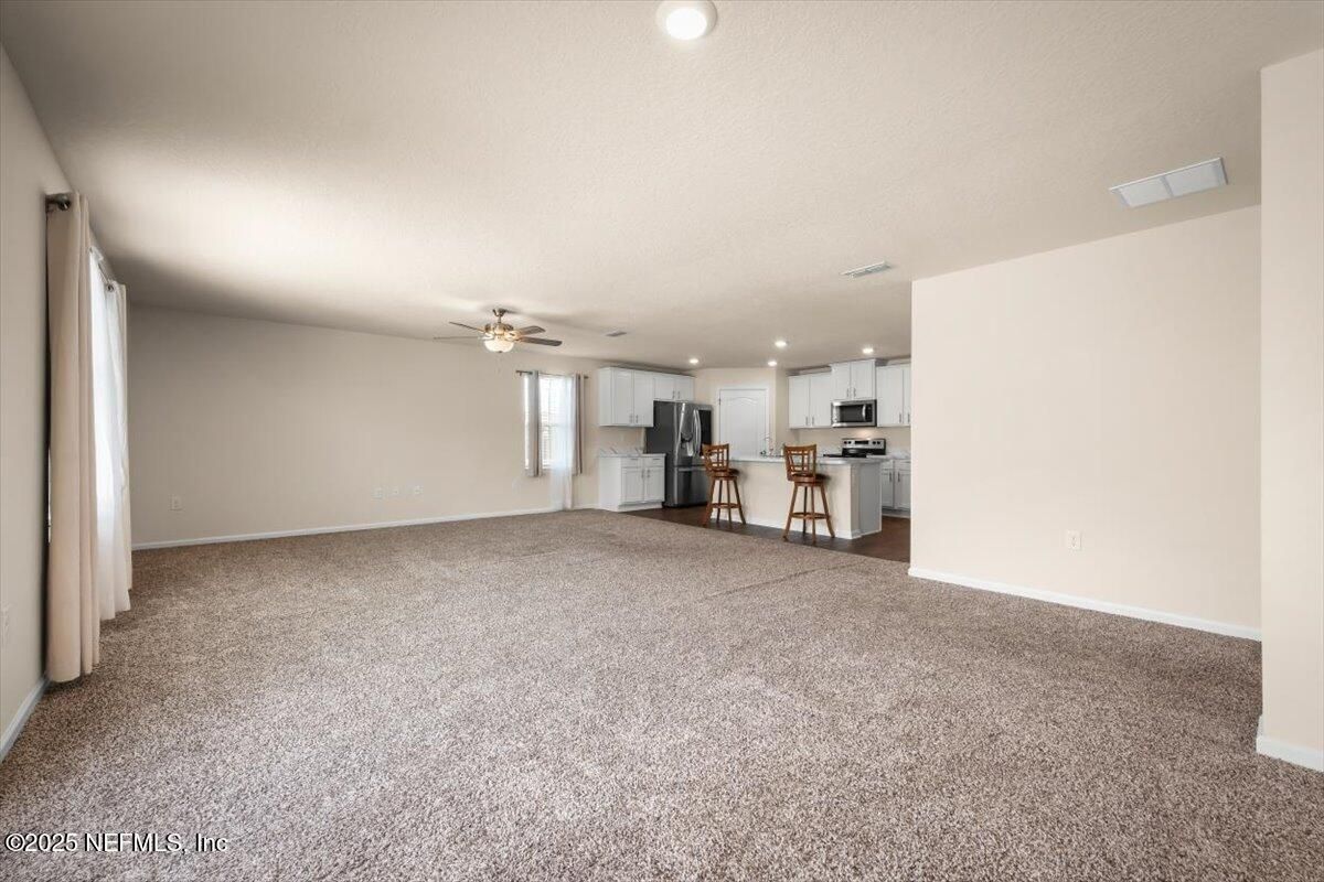 Empty room, Interior, Kitchen, Recessed Lighting