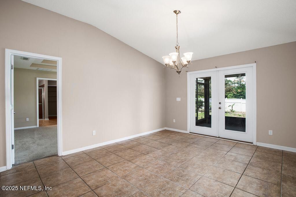 Chandelier, Empty room, Interior