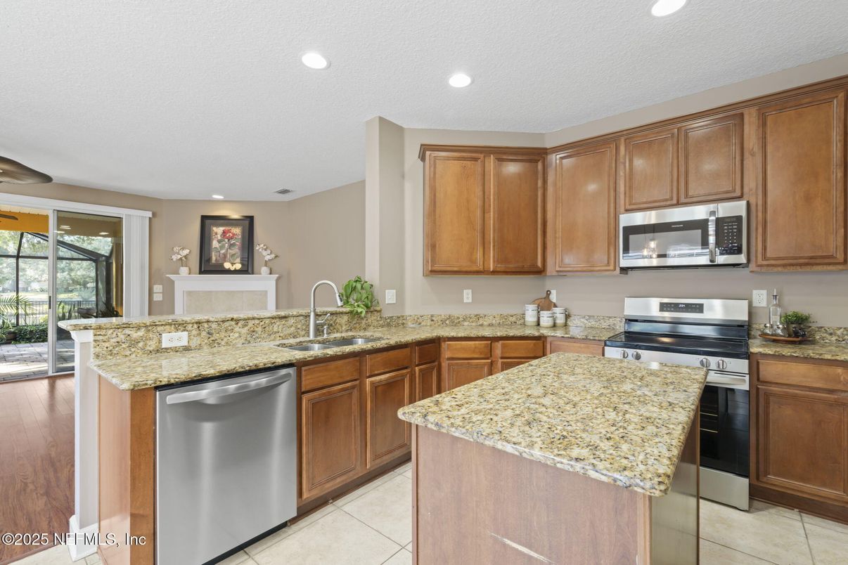 Interior, Kitchen, Recessed Lighting, Stainless Steel Appliances