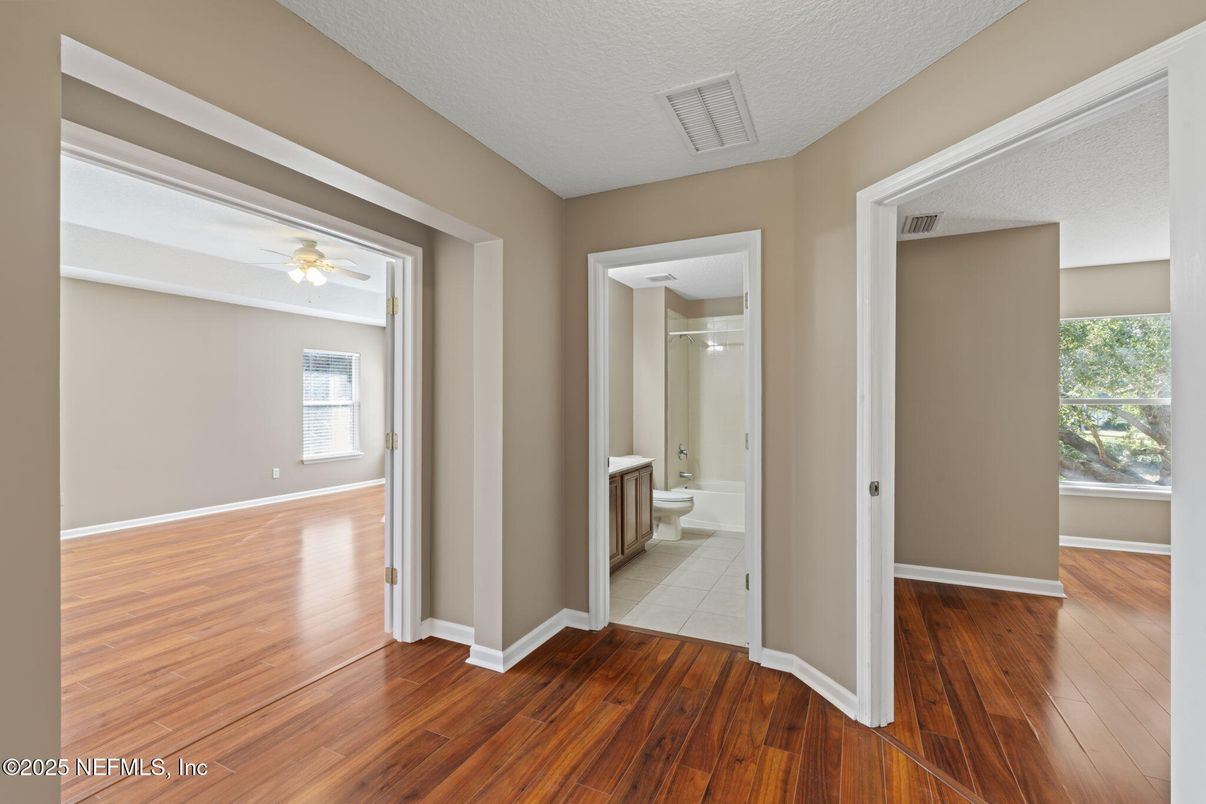 Bathroom, Empty room, Interior, Wood Texture Flooring