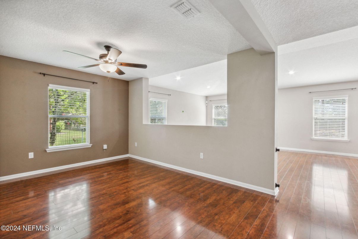 Empty room, Interior, Wood Texture Flooring