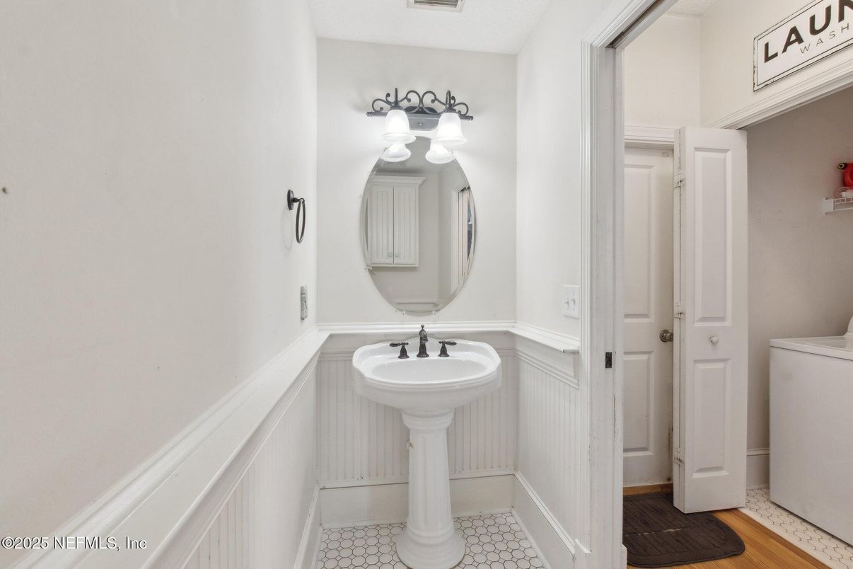 Bathroom, Interior, Wood Texture Flooring