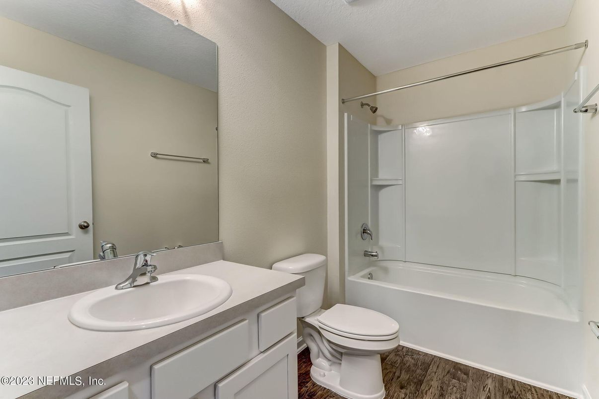 Bathroom, Interior, Wood Texture Flooring
