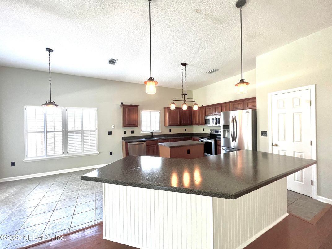 Interior, Kitchen, Pendant Lights, Stainless Steel Appliances