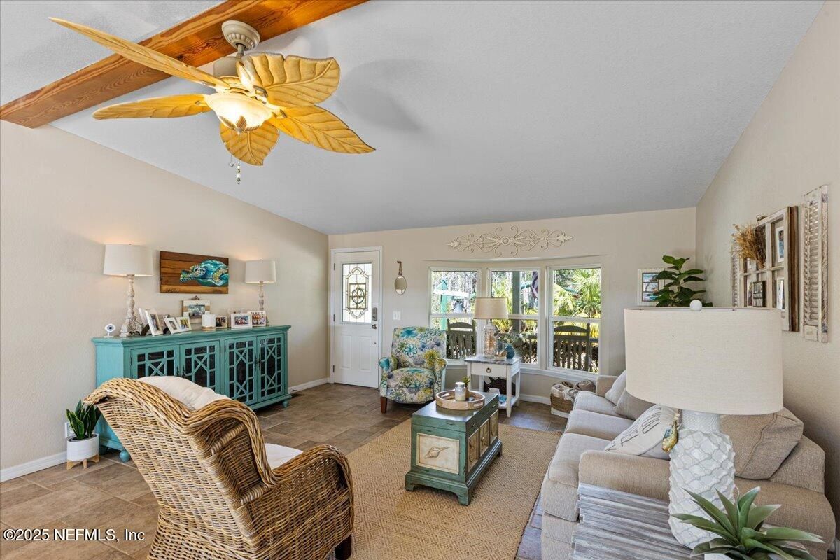 Interior, Living room, Wooden Beams