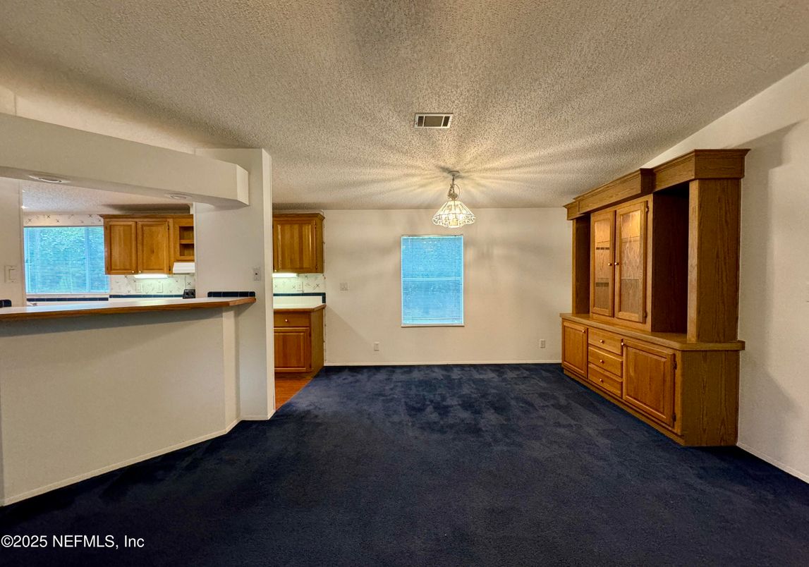 Chandelier, Empty room, Interior, Kitchen
