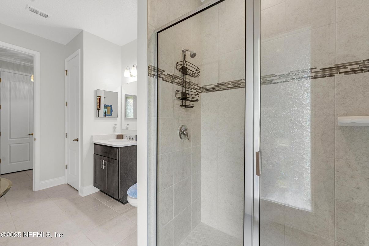 Bathroom, Glass Shower, Interior