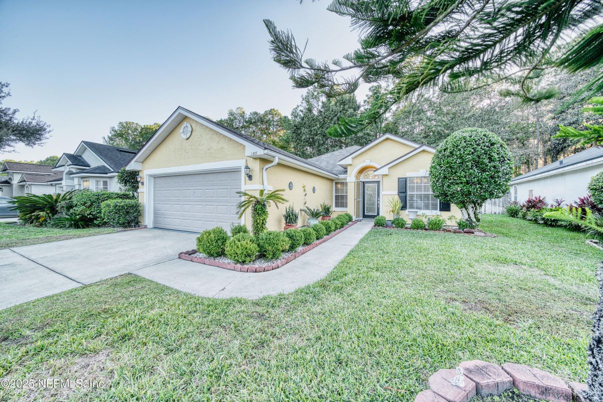 Attached, Backyard, Exterior, Facade, Ranch