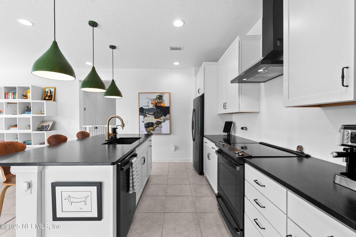 Interior, Kitchen, Pendant Lights, Recessed Lighting