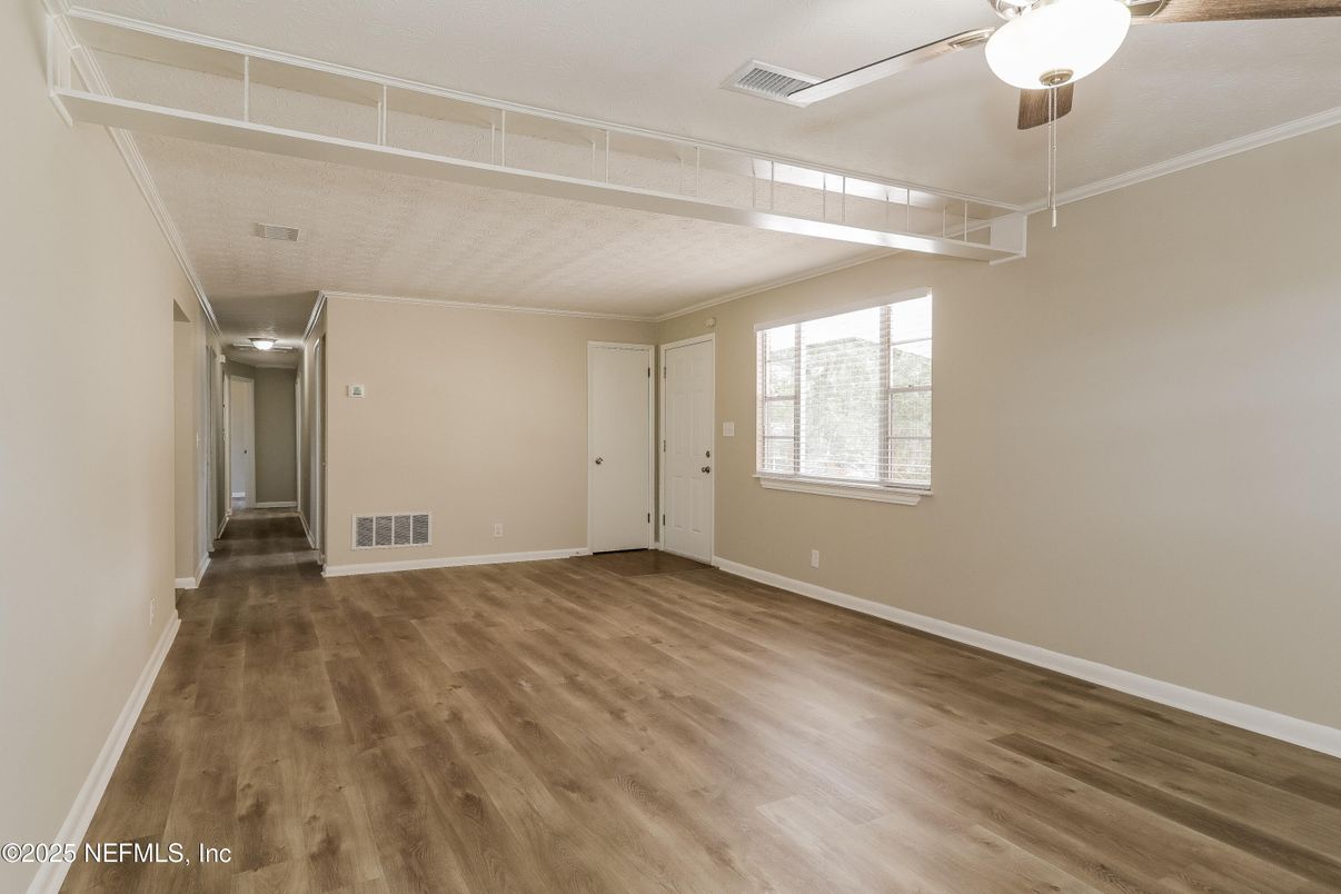 Empty room, Interior, Wood Texture Flooring