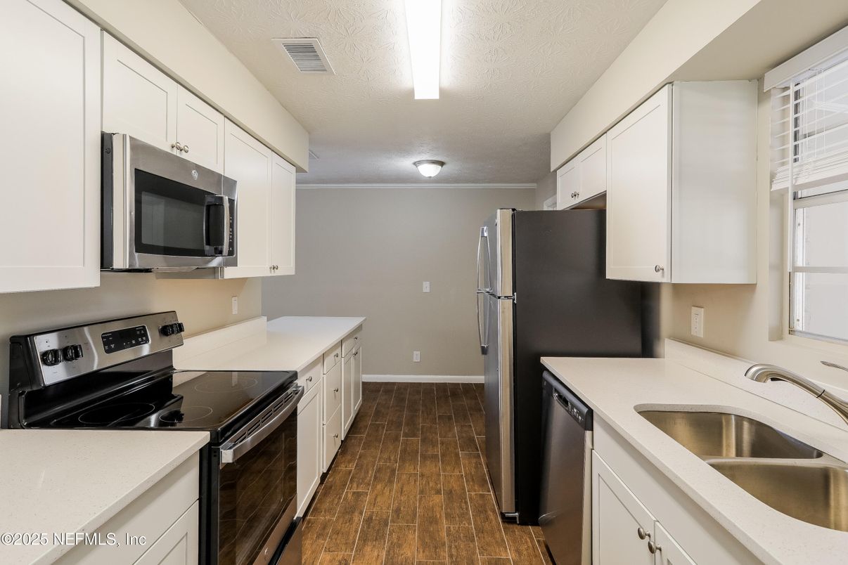 Interior, Kitchen, Wood Texture Flooring