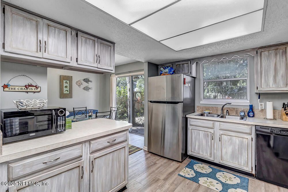 Interior, Kitchen, Wood Texture Flooring