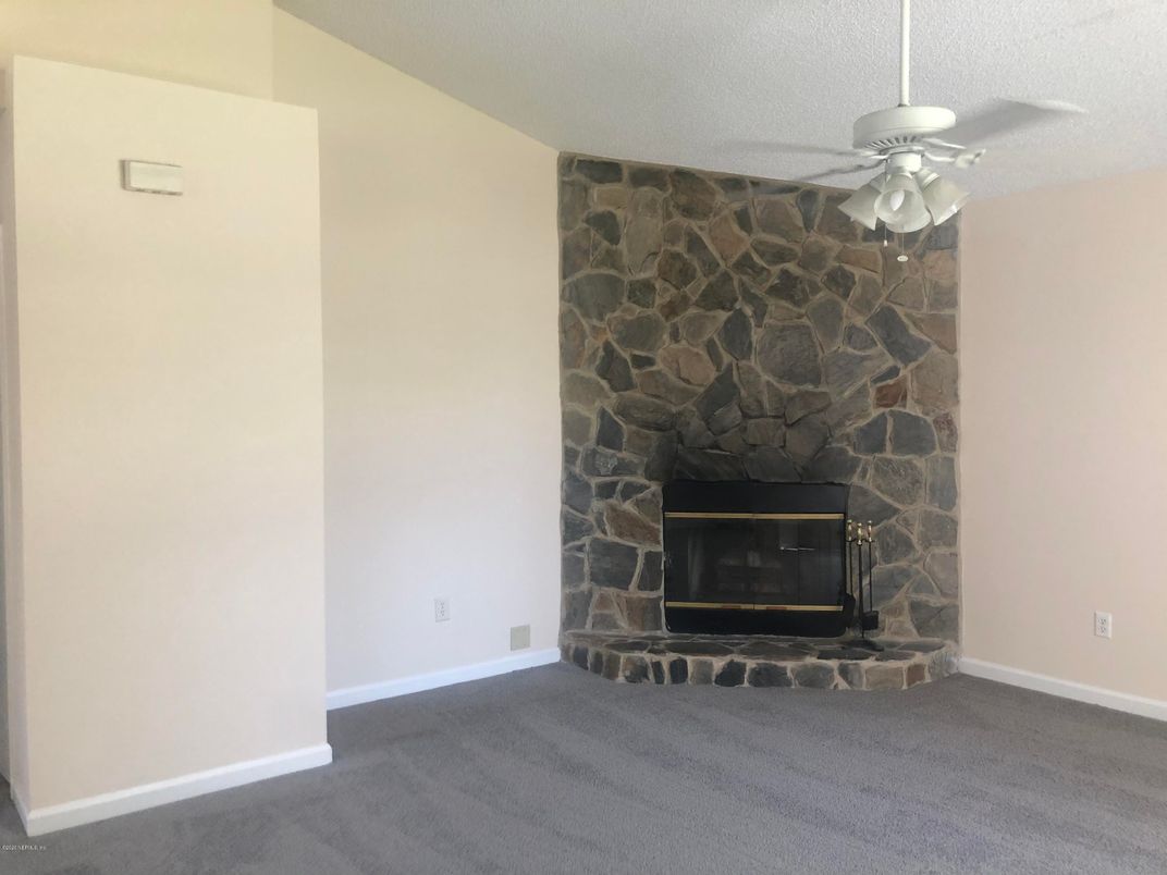 Empty room, Fireplace, Interior, Stone Walls
