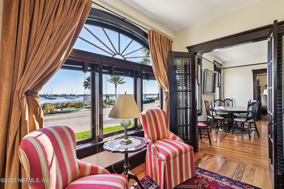 Dining room, Interior, Water, Wood Texture Flooring